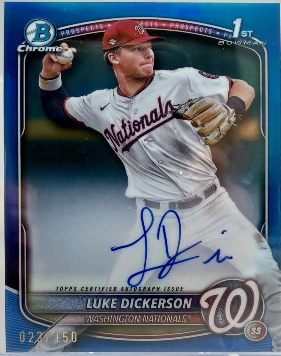 Luke Dickerson [Blue Refractor] #CPA-LDI