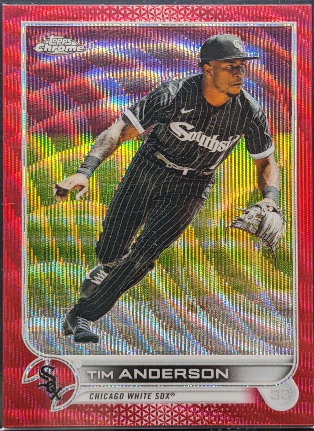 Tim Anderson [Red Wave Refractor] #197