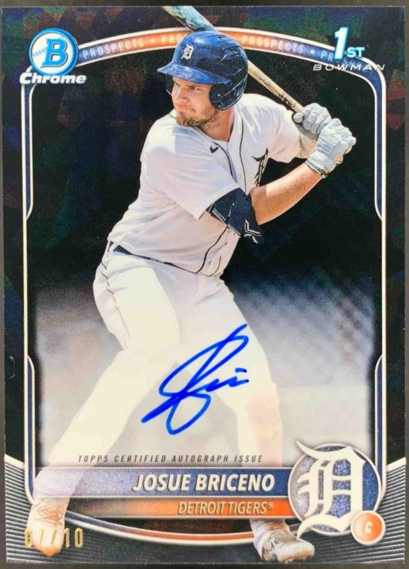 Josue Briceno [Black Mojo Refractor] #CPA-JB