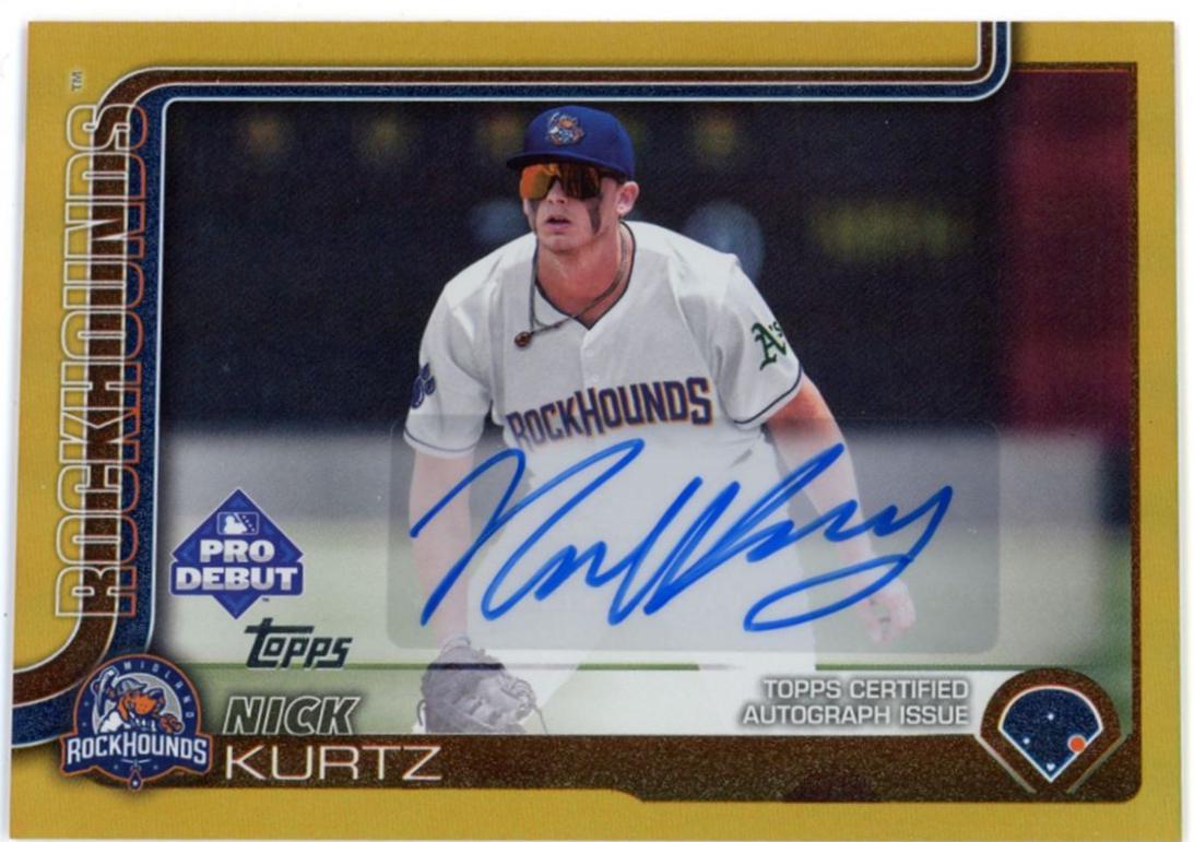 Nick Kurtz [Gold Autograph] #PD-1