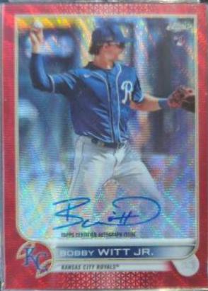 Bobby Witt Jr. [Red Wave Refractor] #RA-BW