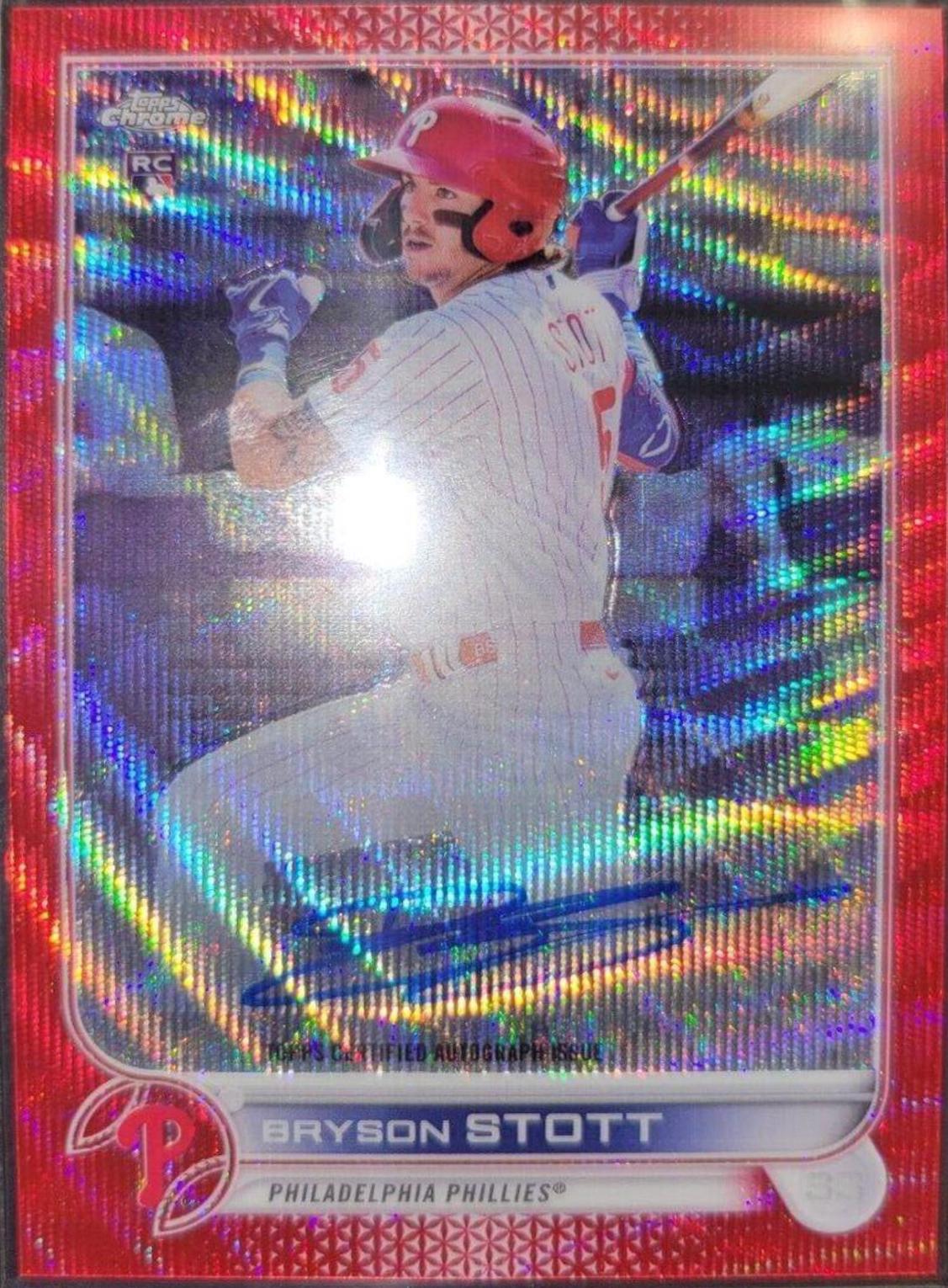 Bryson Stott [Red Wave Refractor] #RA-BS