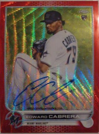 Edward Cabrera [Red Wave Refractor] #RA-EC