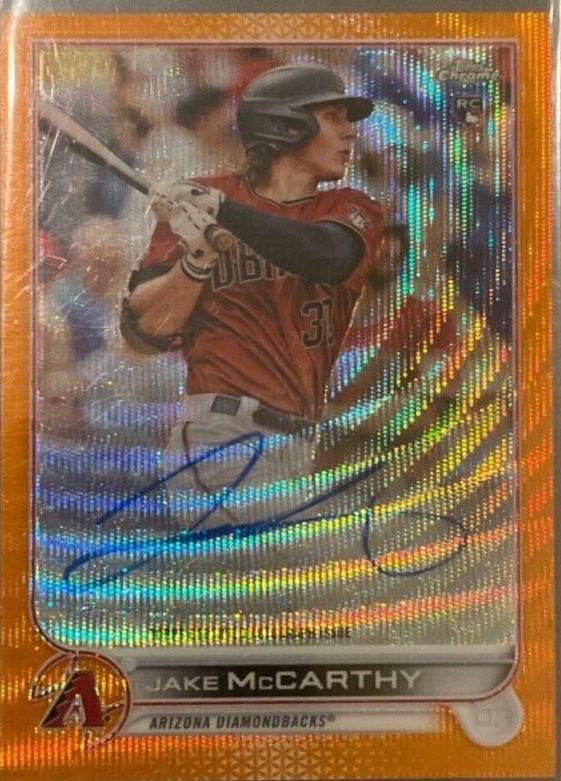 Jake McCarthy [Orange Refractor] #RA-JMC