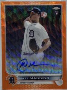 Matt Manning [Orange Wave Refractor] #RA-MM