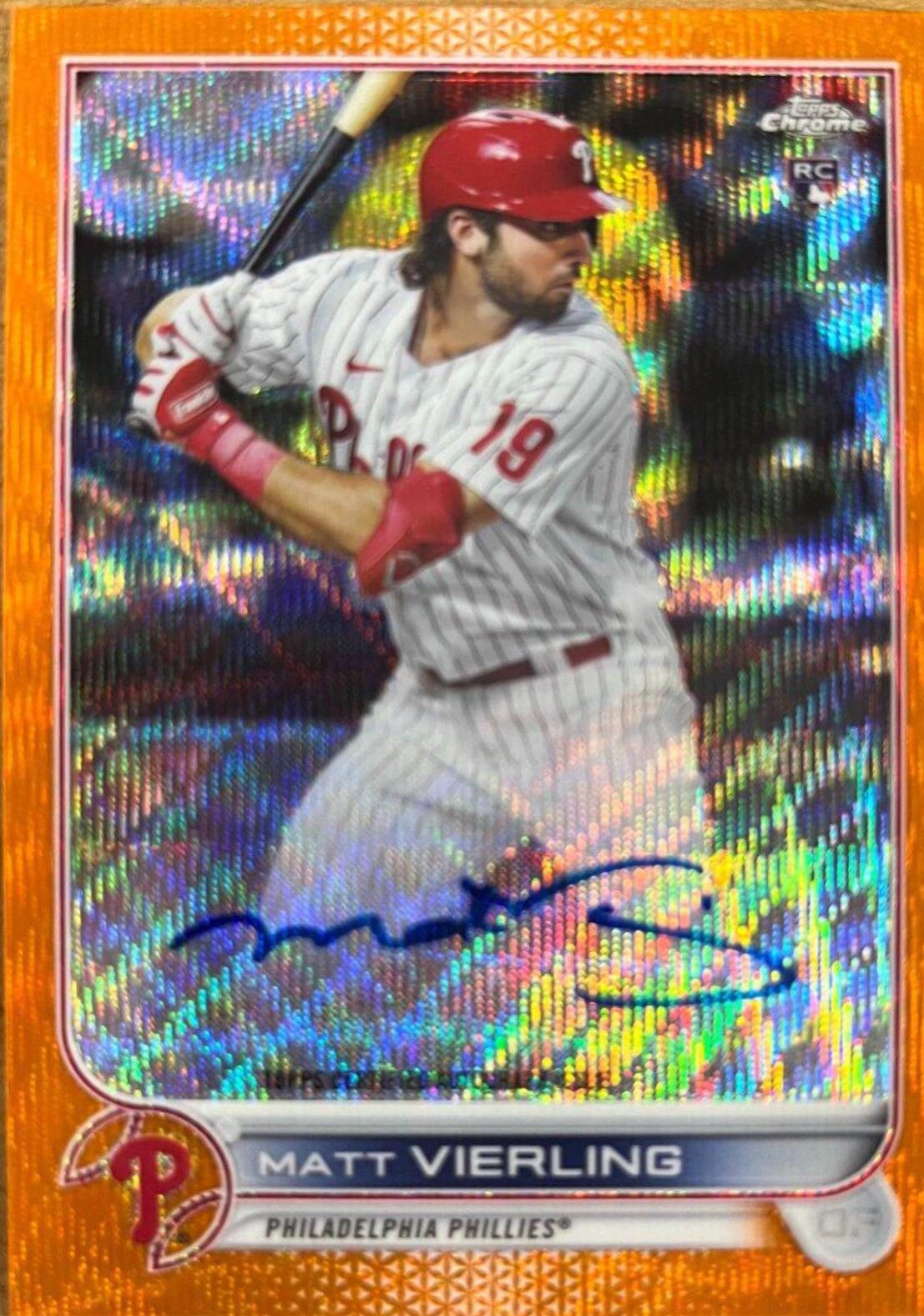 Matt Vierling [Orange Wave Refractor] #RA-MV