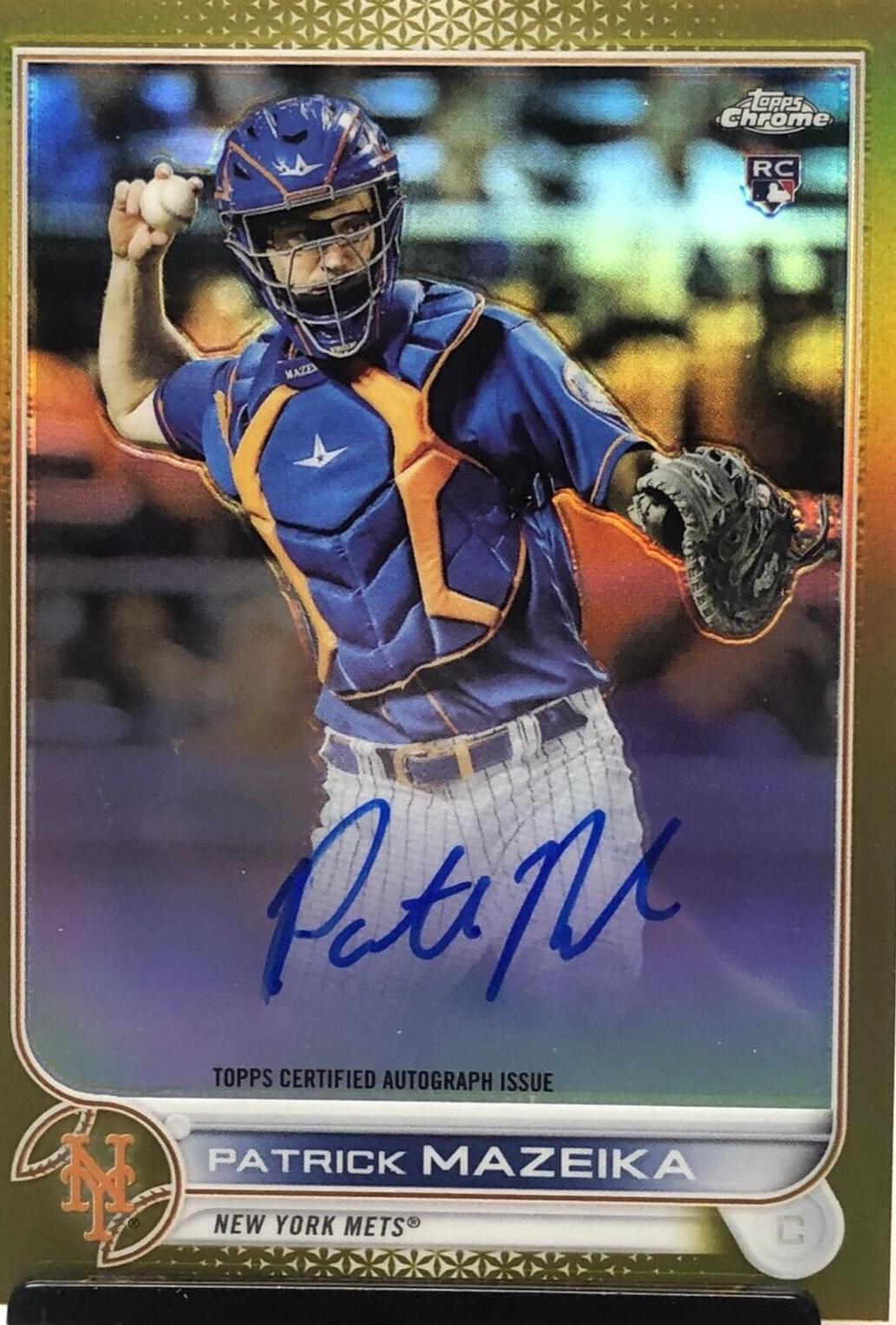 Patrick Mazeika [Gold Refractor] #RA-PM