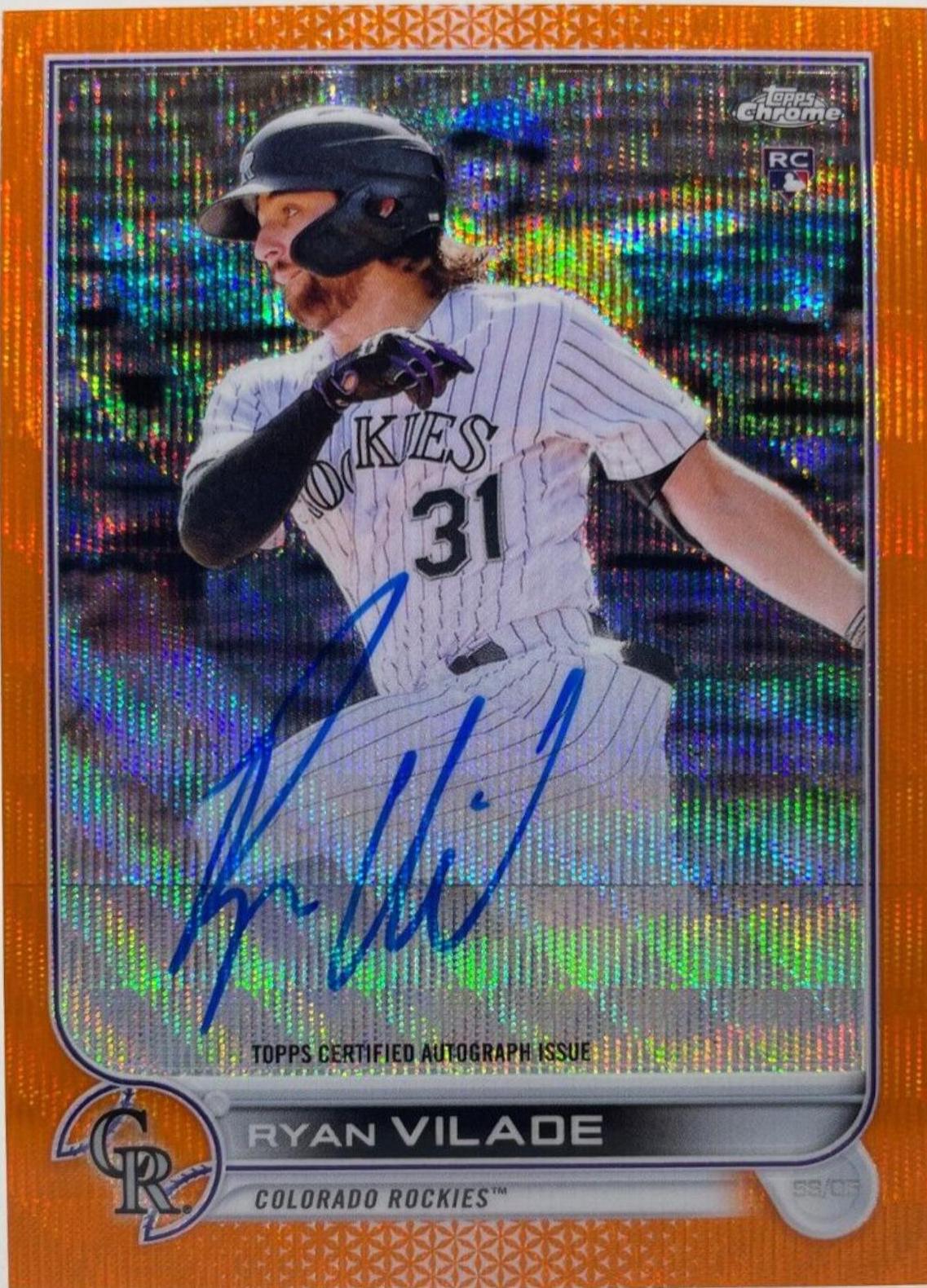 Ryan Vilade [Orange Wave Refractor] #RA-RV