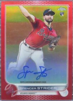 Spencer Strider [Red Refractor] #RA-SS