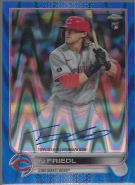 TJ Friedl [Blue RayWave Refractor] #RA-TF