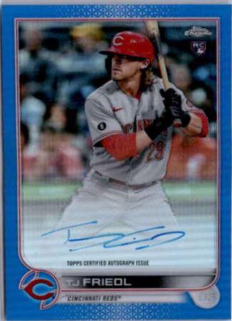 TJ Friedl [Blue Refractor] #RA-TF
