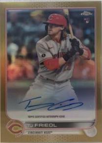 TJ Friedl [Gold Wave Refractor] #RA-TF