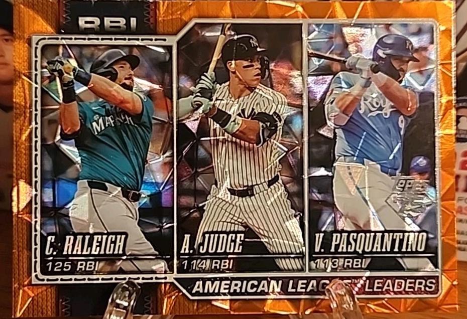 American League Leaders RBI [Orange Diamante] #211