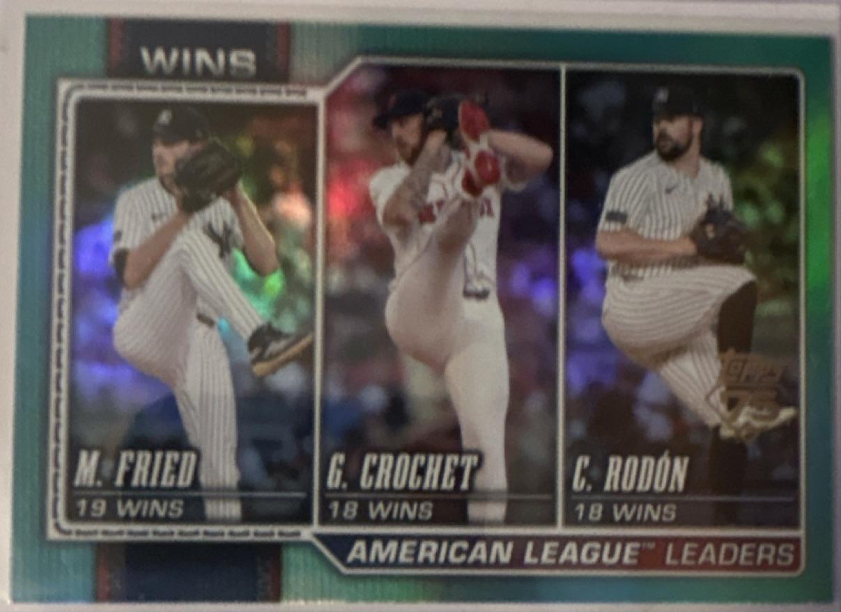 American League Leaders Wins [Aqua Rainbow] #130