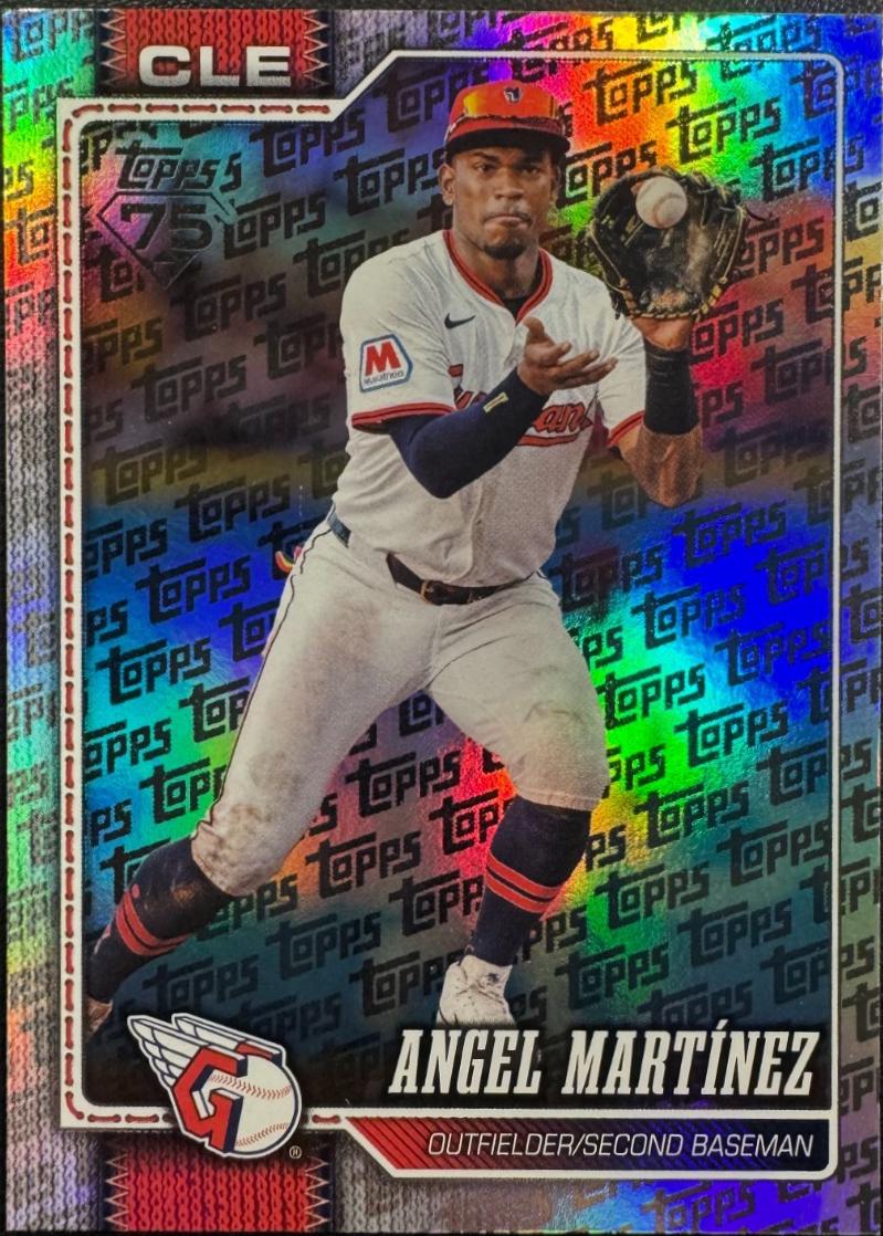 Angel Martinez [Topps Foil Pattern] #244