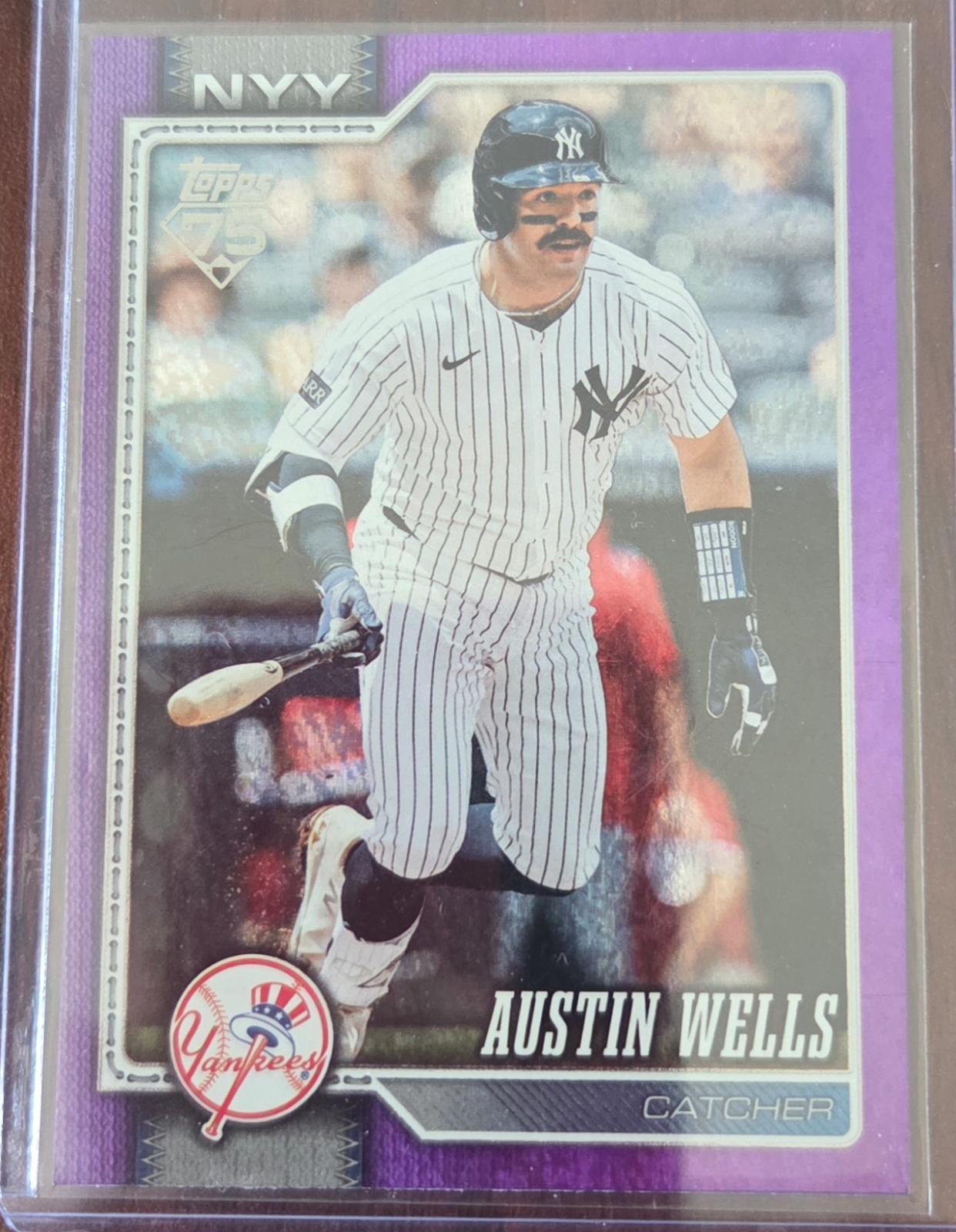 Austin Wells [Purple Holo] #220