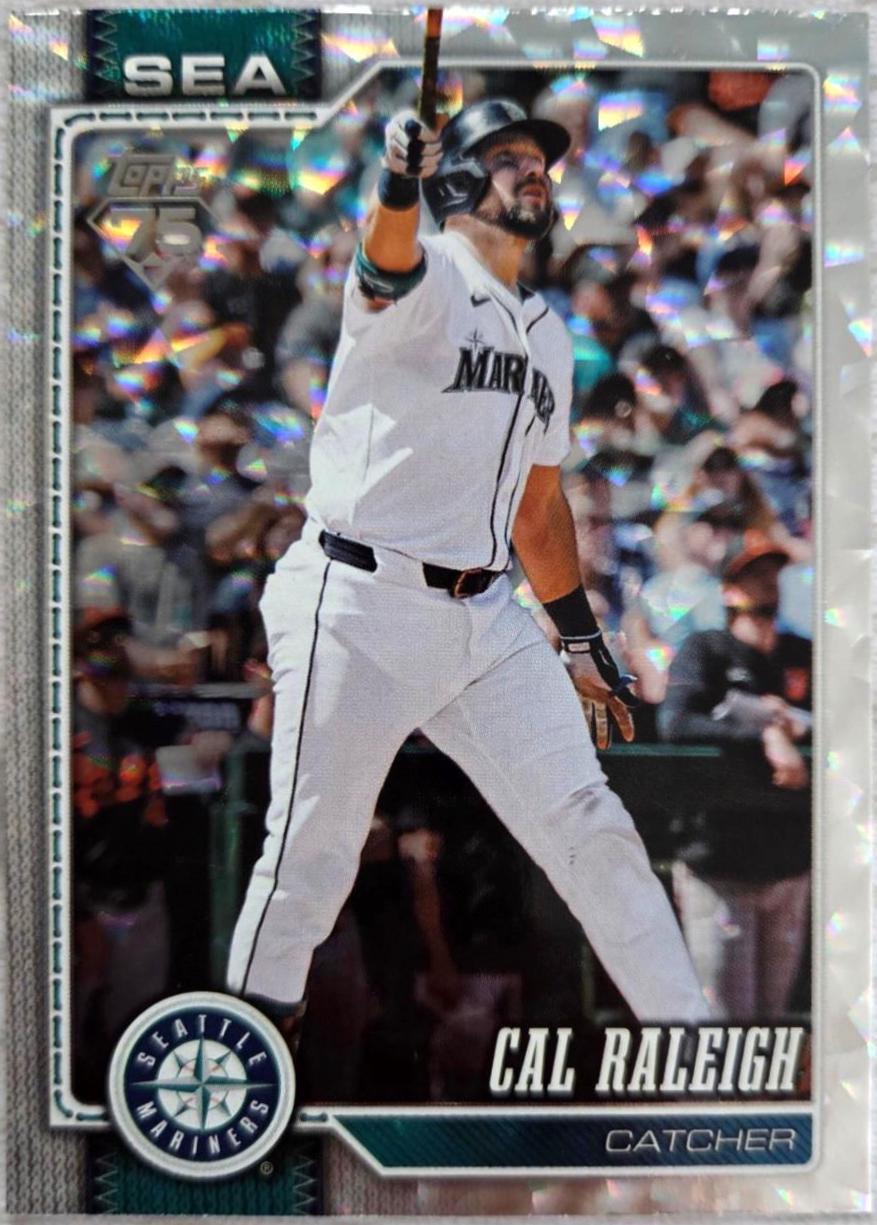 Cal Raleigh [Silver Crackle Foil] #140