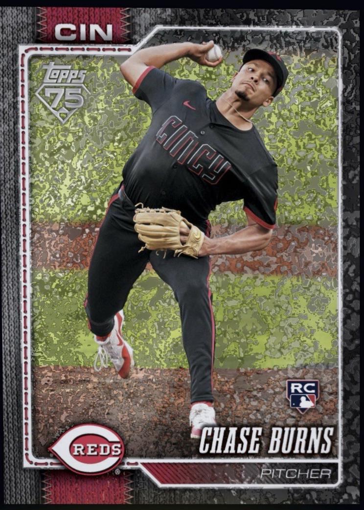 Chase Burns [Black Holo] #312