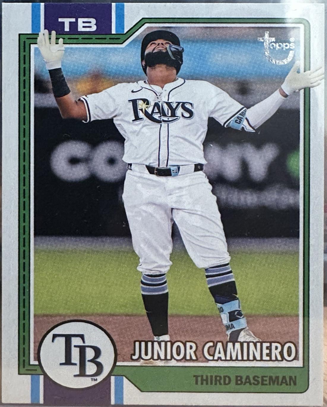 Junior Caminero [Vintage Stock Variation] #328