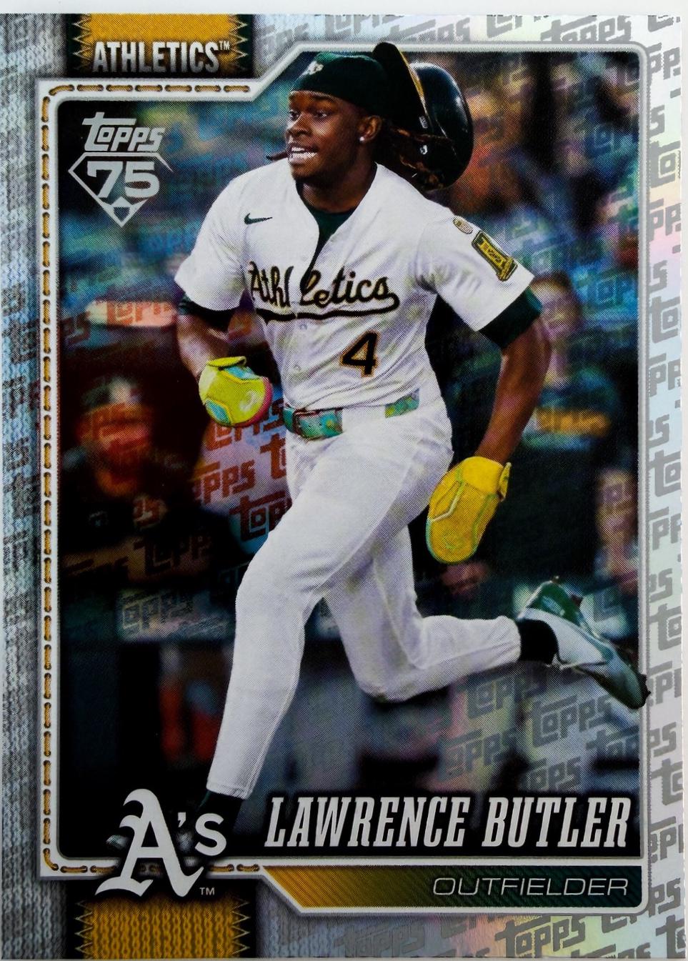 Lawrence Butler [Topps Foil Pattern] #324