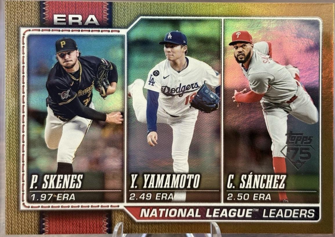 National League Leaders ERA [Gold Rainbow] #203