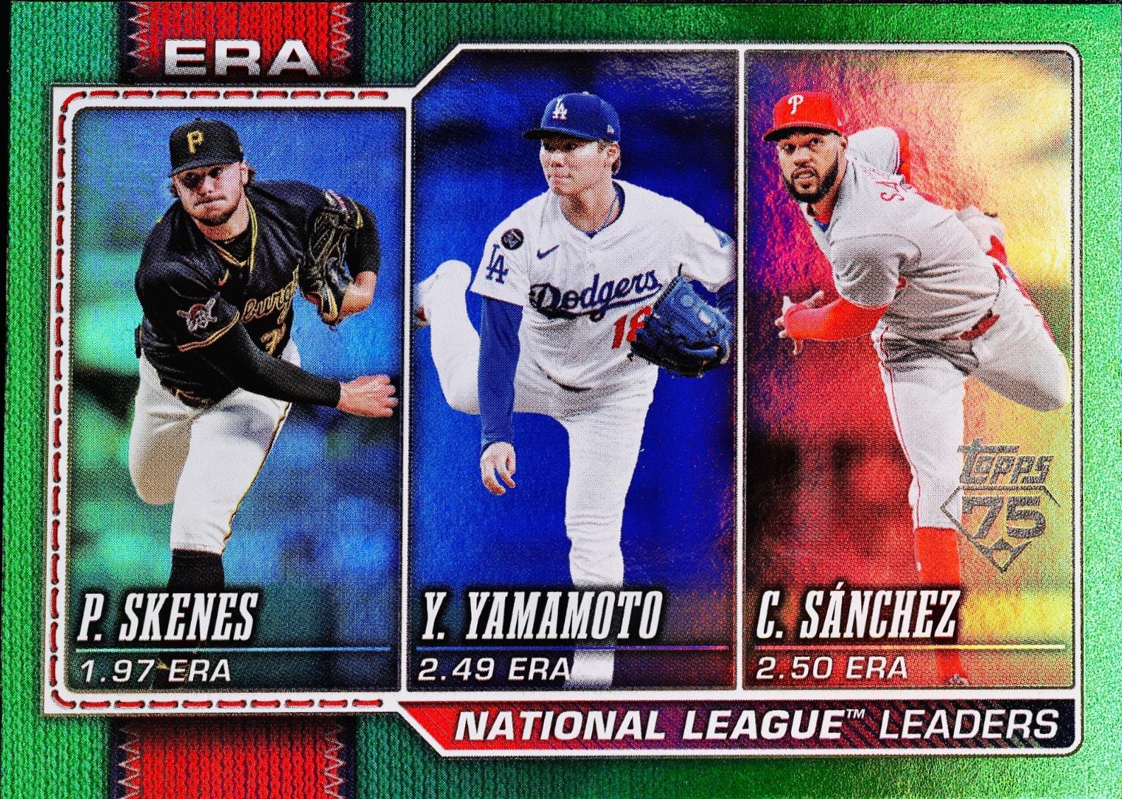 National League Leaders ERA [Green Rainbow] #203