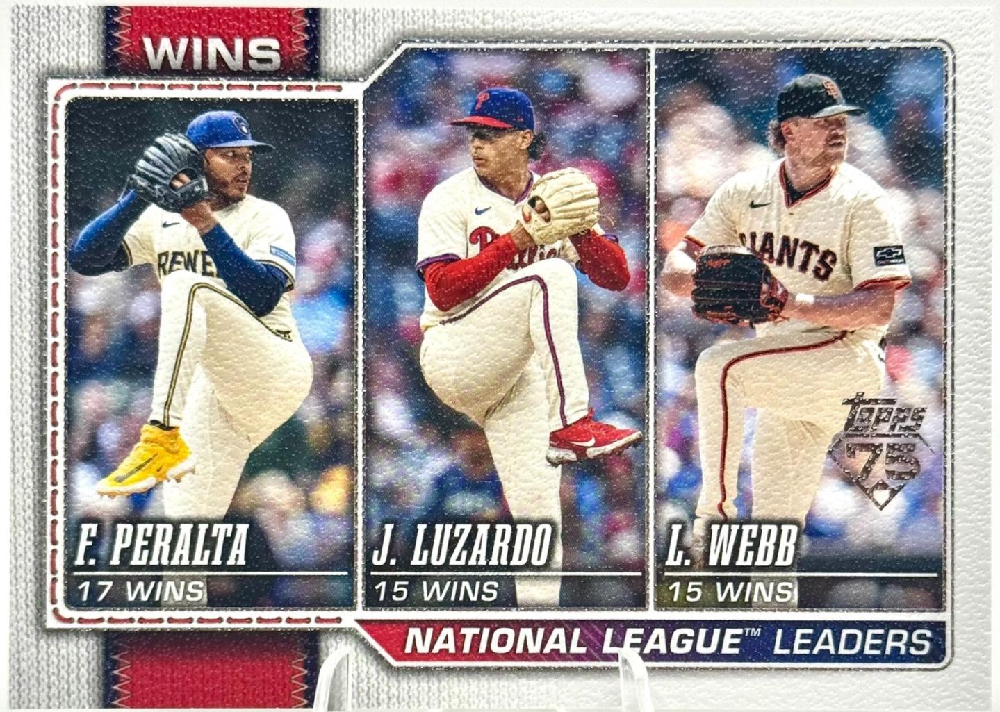 National League Leaders Wins [Canvas] #117