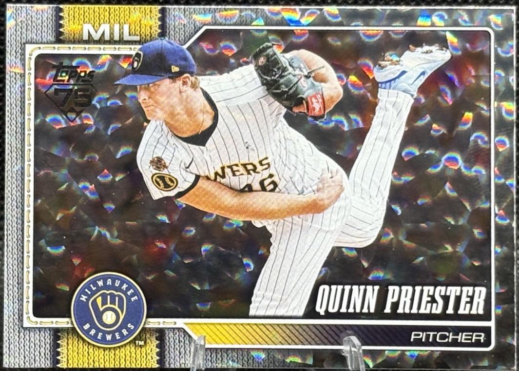 Quinn Priester [Silver Crackleboard] #186