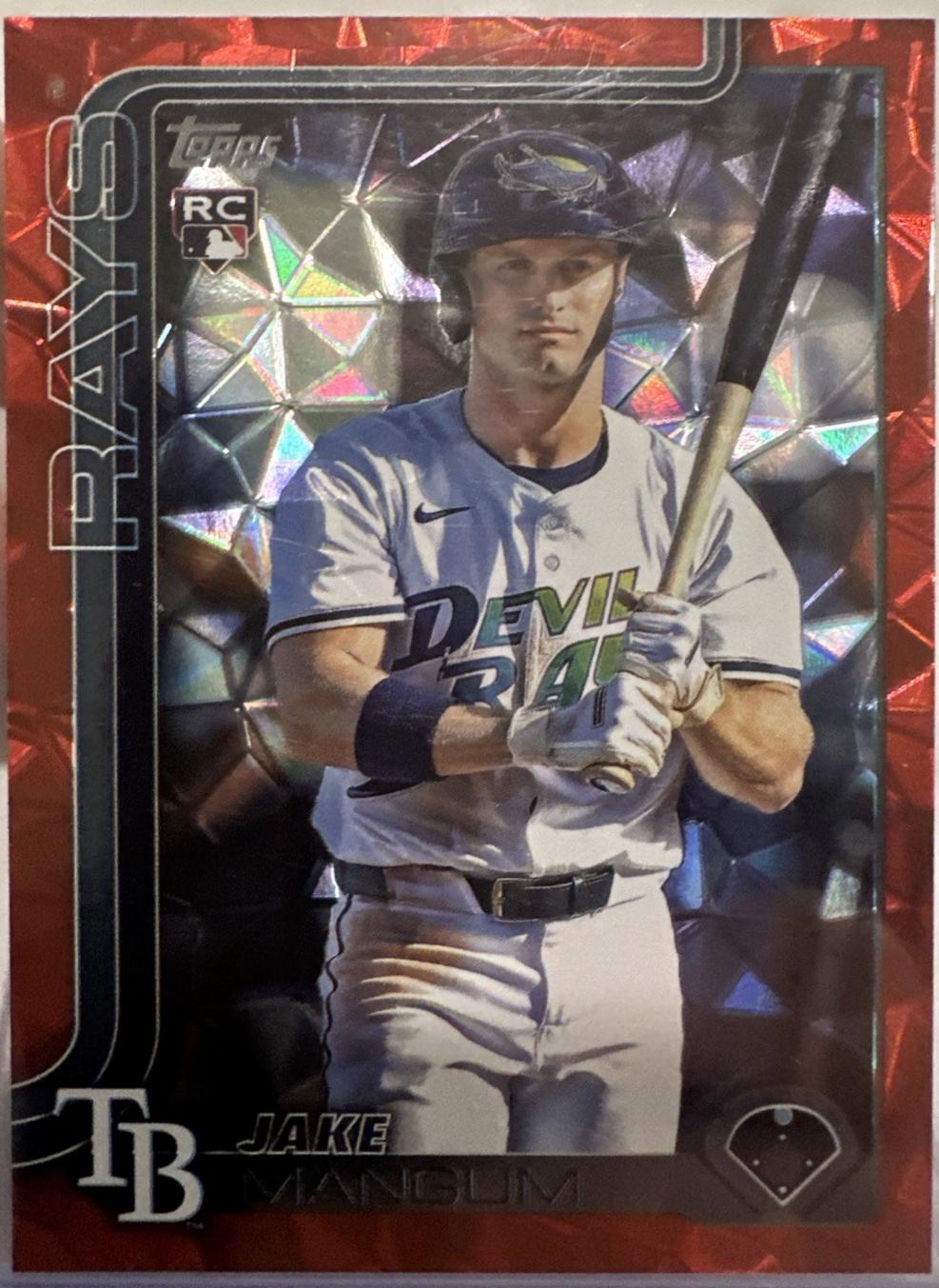 Jake Mangum [Red Diamante Foil] #US306