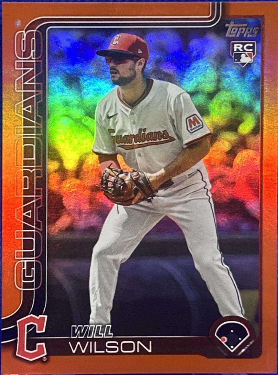 Will Wilson [Orange Rainbow Foil] #US255