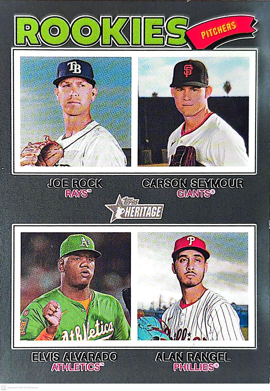 Alan Rangel / Elvis Alvarado / Carson Seymour / Joe Rock [Dark Gray Bordered] #389