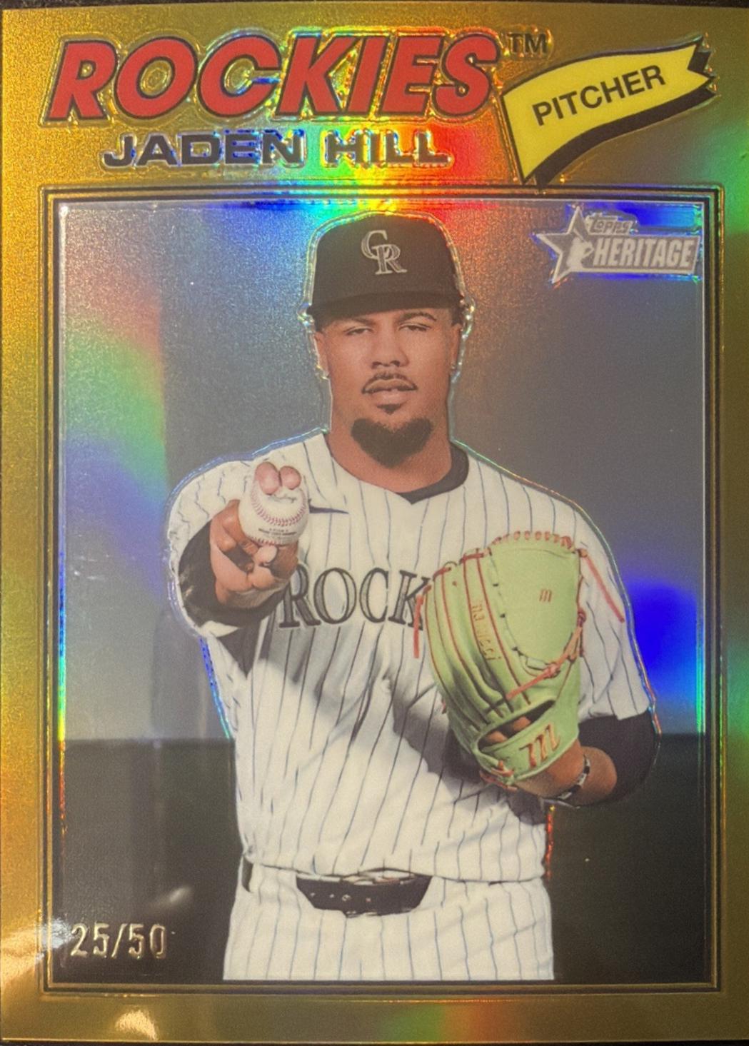 Jaden Hill [Gold Bordered Chrome] #26