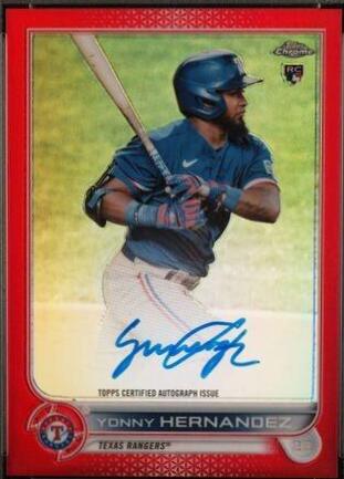 Yonny Hernandez [Red Refractor] #RA-YH