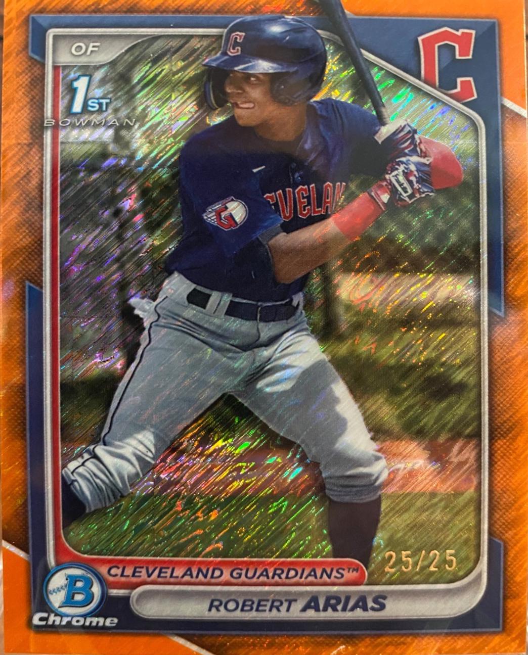 Robert Arias [Orange Shimmer Refractor] #BCP-243