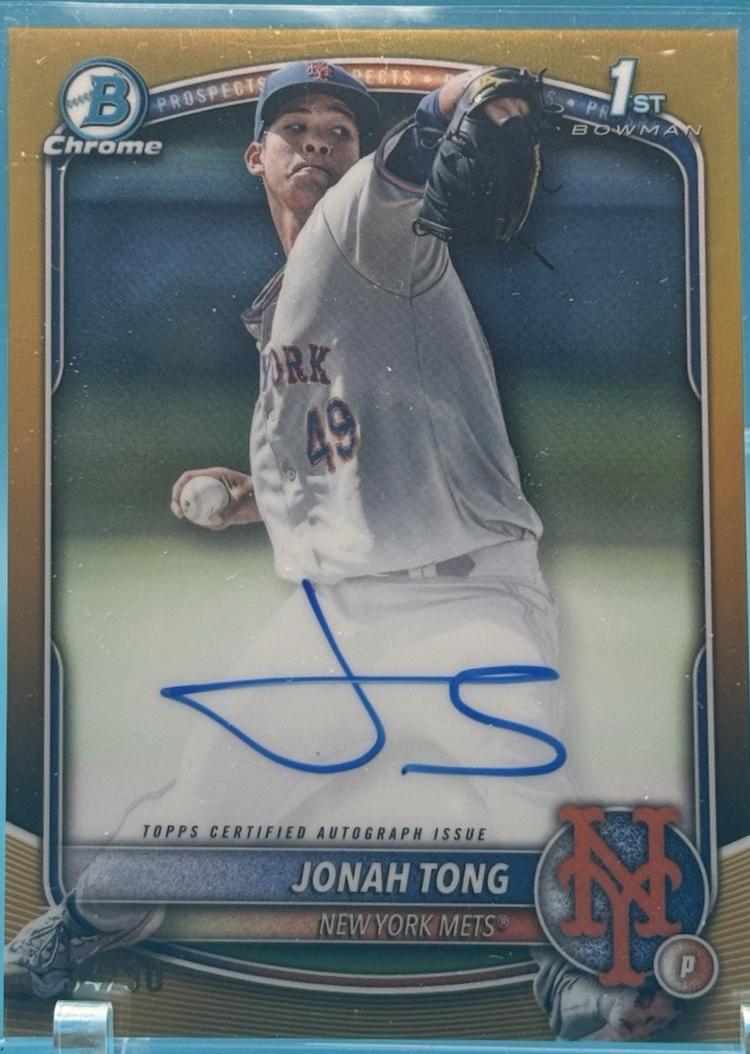 Jonah Tong [Gold Mojo Refractor] #CPA-JTO