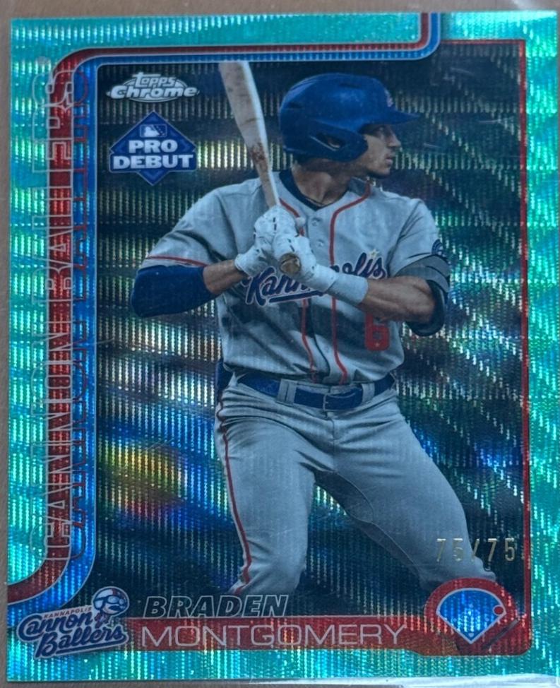 Braden Montgomery [Aqua Wave Refractor] #PDC-84