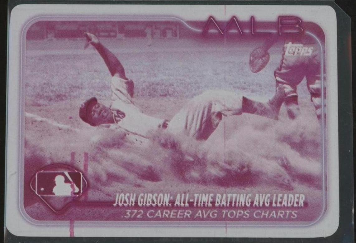Josh Gibson [Printing Plate] #US191