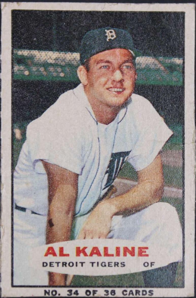 Al Kaline [Hand Cut Kneeling] #34