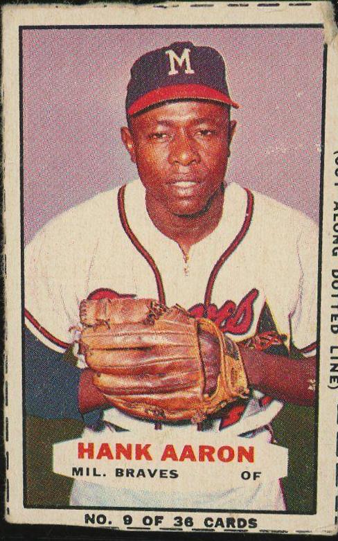 Hank Aaron [Hand Cut Glove in Front] #9