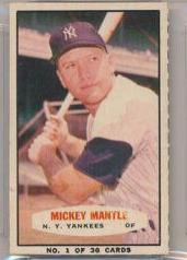 Mickey Mantle [Hand Cut Batting Right] #1