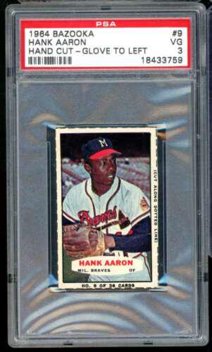 Hank Aaron [Hand Cut Glove to Left] #9