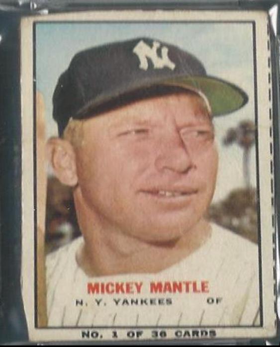 Mickey Mantle [Hand Cut Portrait] #1