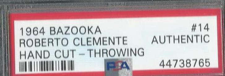 Roberto Clemente [Hand Cut Throwing] #14