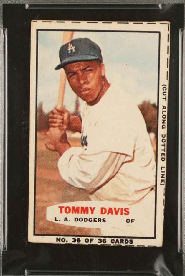 Tommy Davis [Hand Cut Batting] #36
