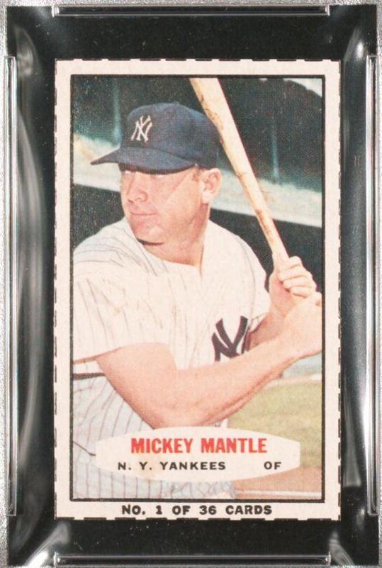 Mickey Mantle [Hand Cut Batting Left] #1