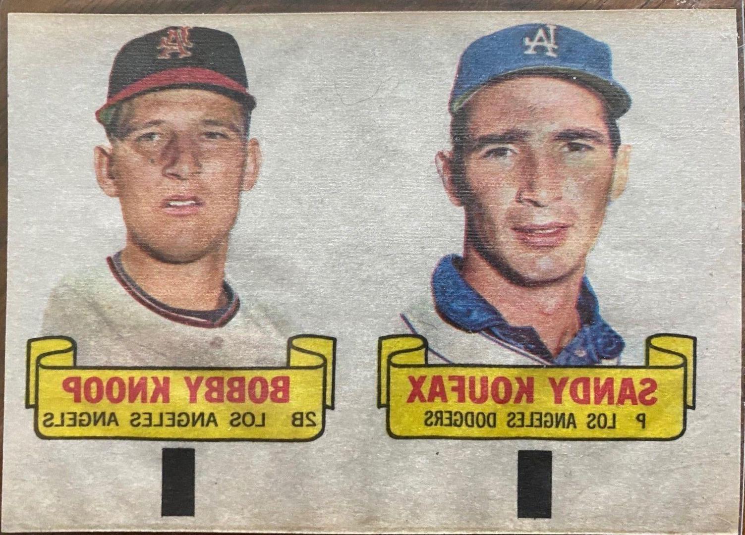Bobby Knoop, Sandy Koufax
