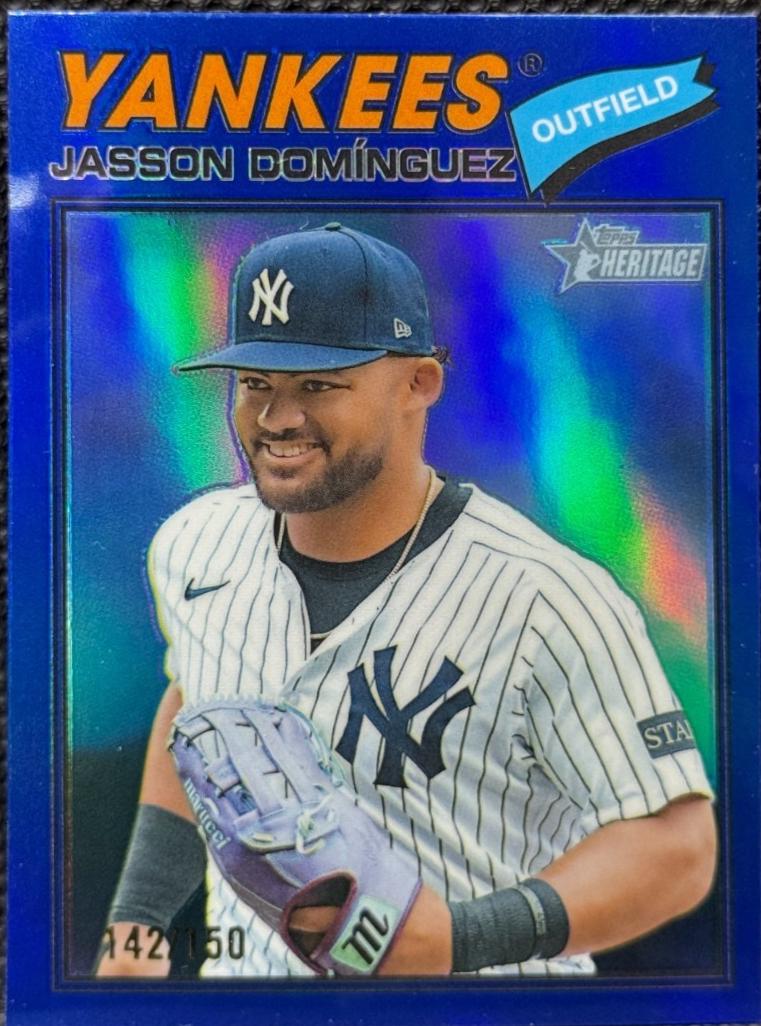 Jasson Dominguez [Blue Bordered Chrome] #104