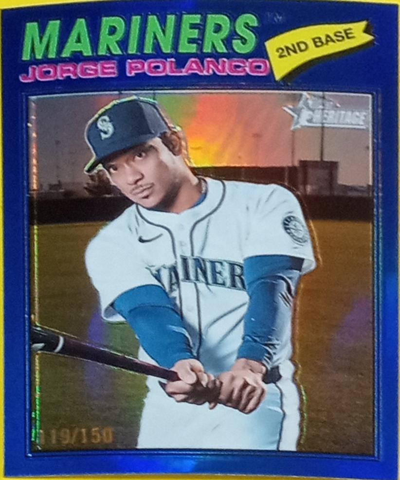 Jorge Polanco [Blue Bordered Chrome] #135