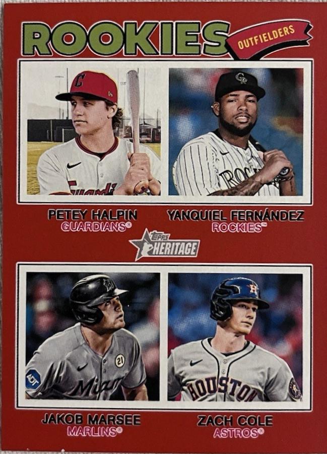 Zach Cole / Jakob Marsee / Yanquiel Fernandez / Petey Halpin [Red Bordered] #392