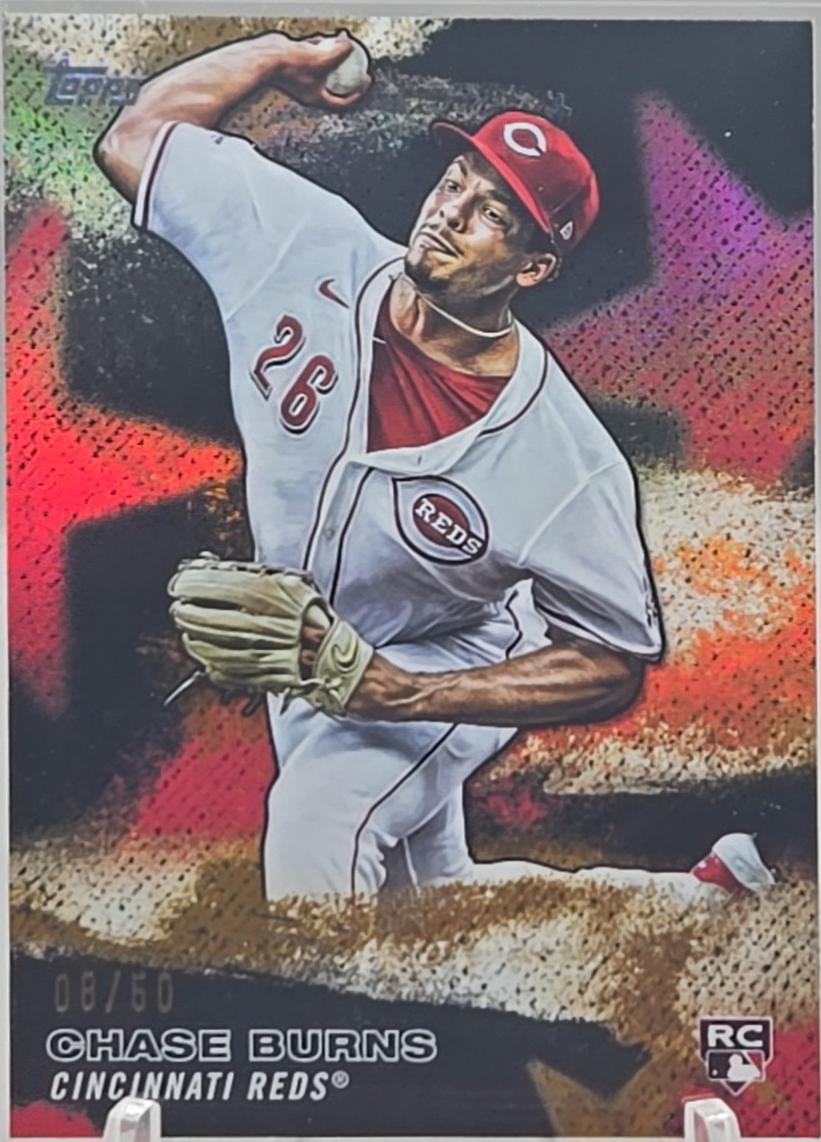 Chase Burns [Gold Crackleboard Foil] #SMLB-27